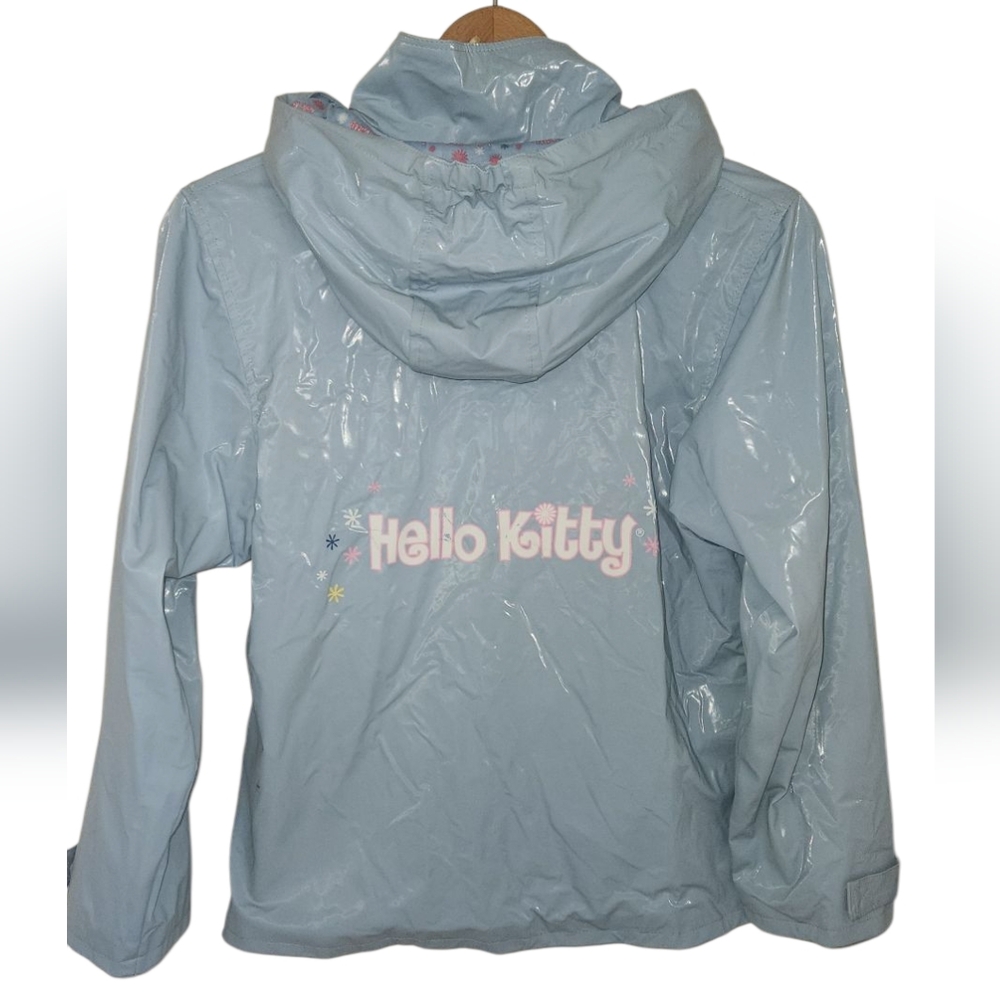 Sanrio Hello Kitty Girls Rain Jacket Coat. Size L (14)